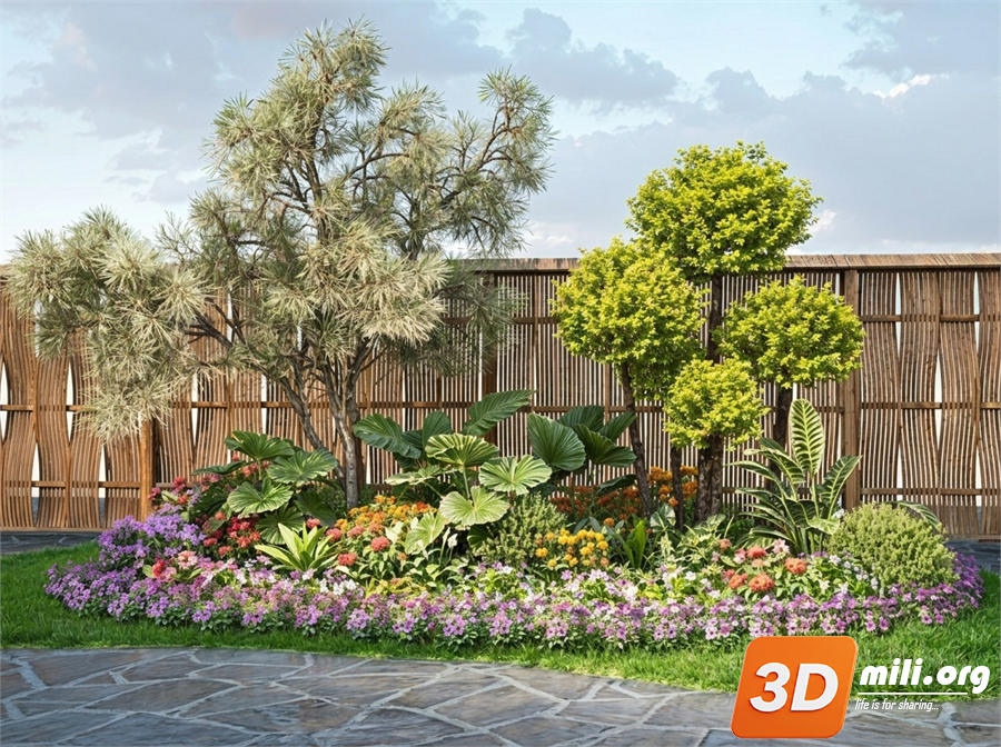 Mini Garden Skp Files 